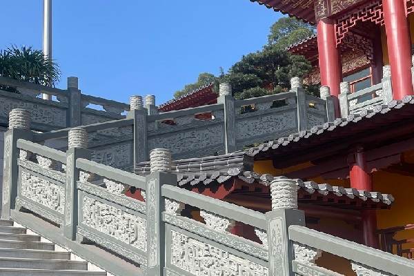 大连水库青石仿古栏杆厂家排名 案例 2